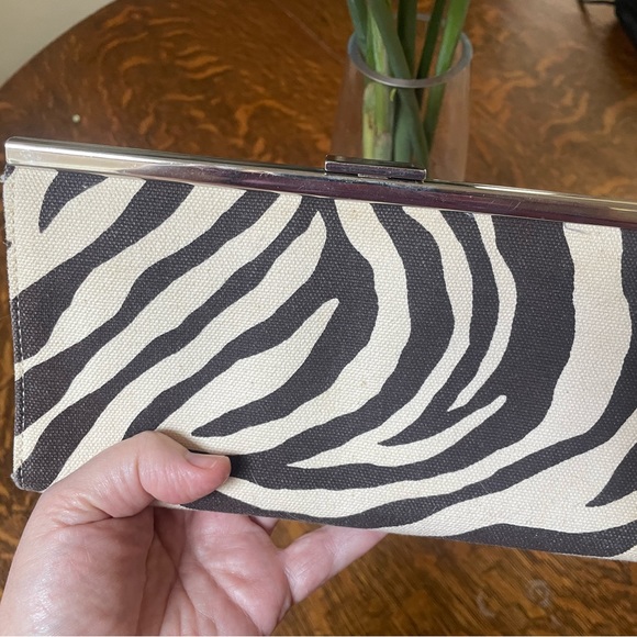Banana Republic zebra print Clutch / Wallet - Picture 4 of 4